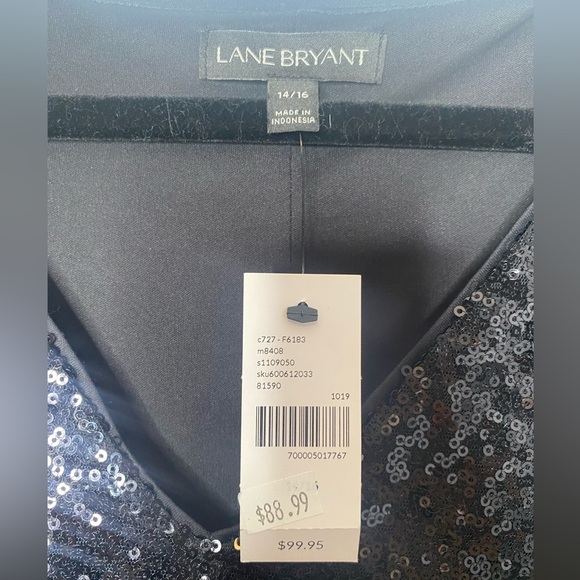 NWT Lane Bryant Sequin Dress - Black, size 14/16 - Picture 3 of 3